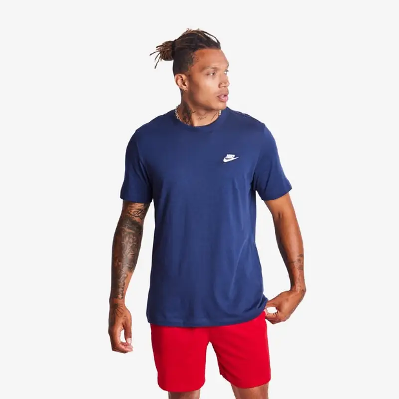 Nike Club male Magliette - Blu - Foot Locker