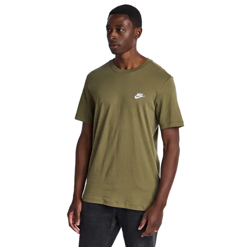 Nike Club male Magliette - Olivo - Foot Locker