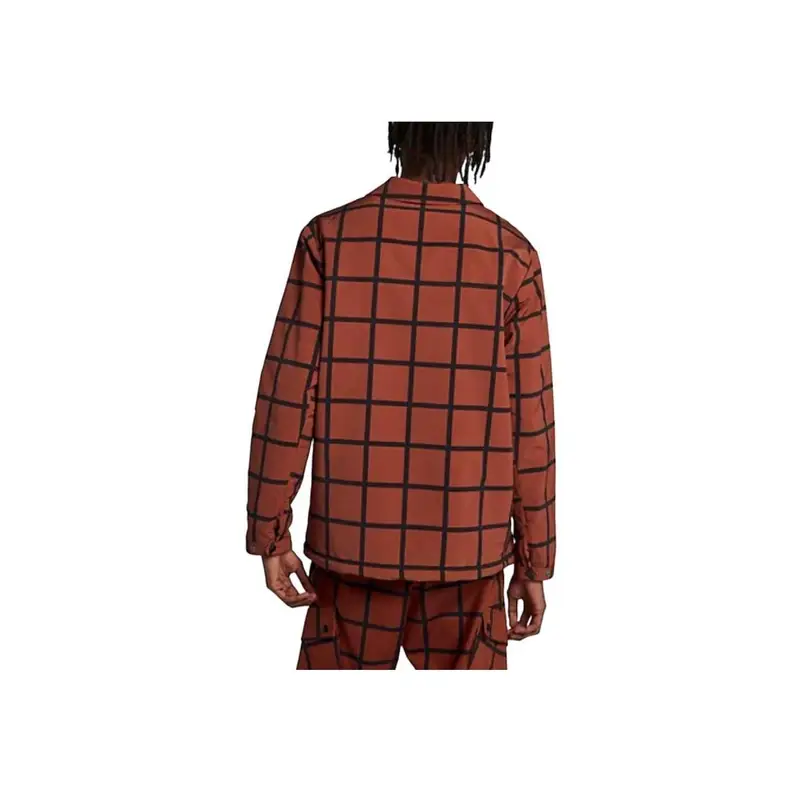 Collaborazione Nike X Patta NSW Mars Stone Moda Comoda Versatile Camicia a Maniche Lunghe Camicie da Uomo Nero AH6488-689 L