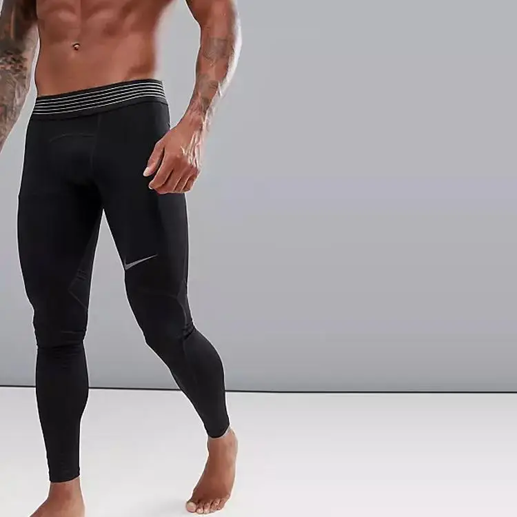 Collant da allenamento Nike Pro Hypercool Performance Uomo Pantaloni Nero 888295-011 M miniatura 5