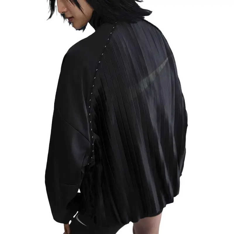 Collezione Nike Swoosh Sportswear Giacca Comoda Versatile Trendy Monocolore Giacca Donna HJ0518-010 XL miniatura 2