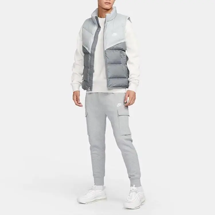Nike Gilet Uomo Grigio 4319627 miniatura 2