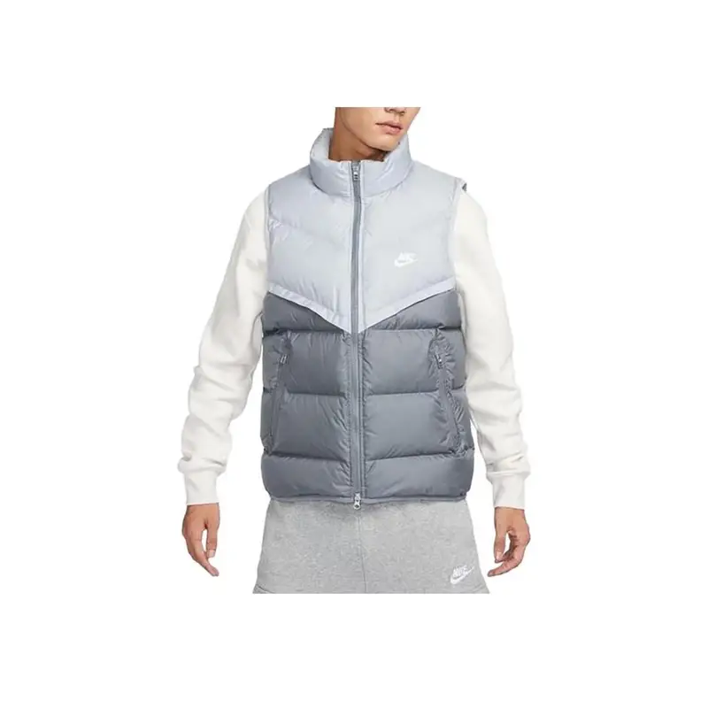 Nike Gilet Uomo Grigio 4095381 miniatura 4