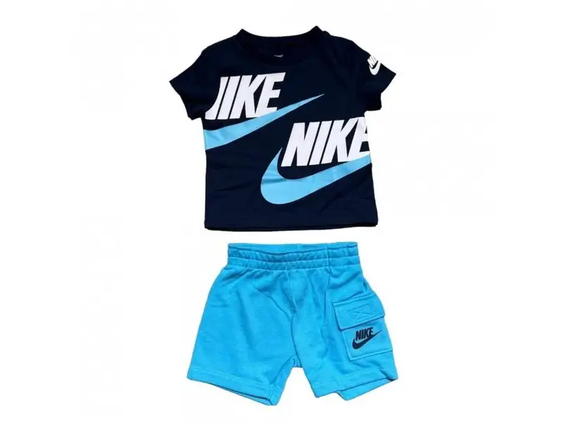 Completino bambino nike b nsw hbr cargo ft - j-f | Nike Azzurro pastello