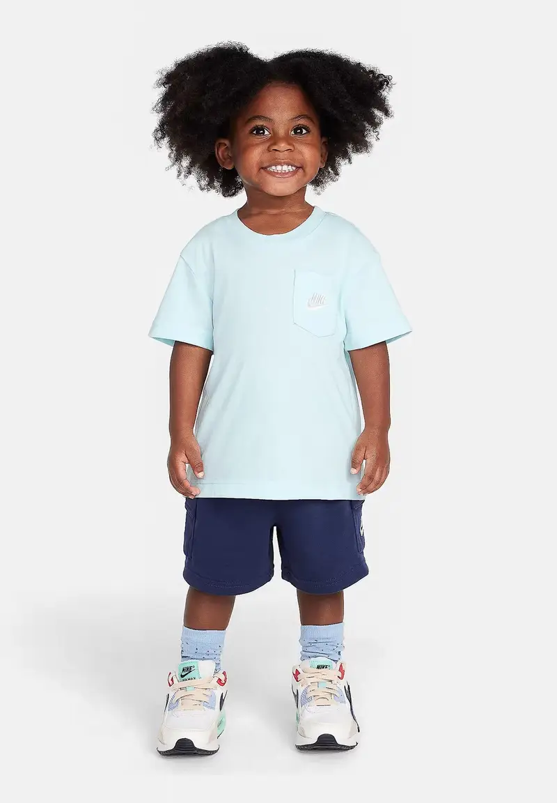 NIKE Completino Sportswear Pocket azzurro e blu da bambino