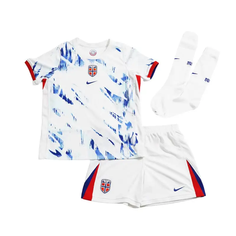 Completo Esterno bambino Norvegia 2024/25 Blanc