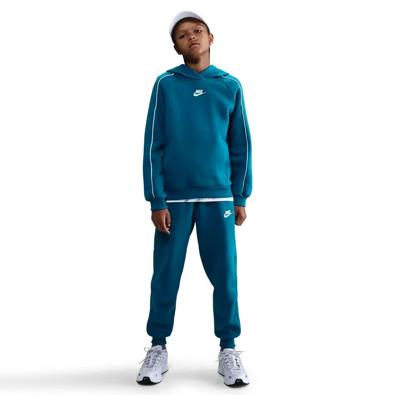 Completo felpa con cappuccio e pantaloni da jogging per bambini Nike Club Fleece Vert