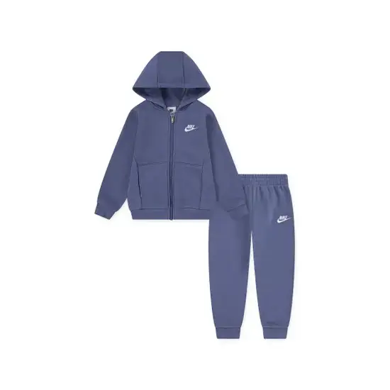 Completo felpa con cappuccio e pantaloni per bambini Nike Club Bleu
