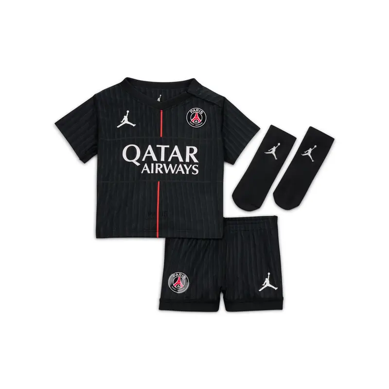 Completo Fourth bambino PSG Jordan 2025/26 Noir