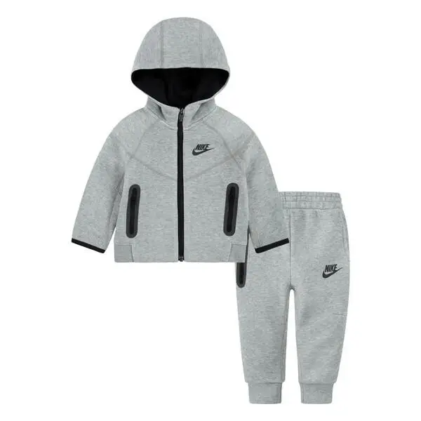 Completo sportivo di pile per bambini Nike Tech FZ Gris