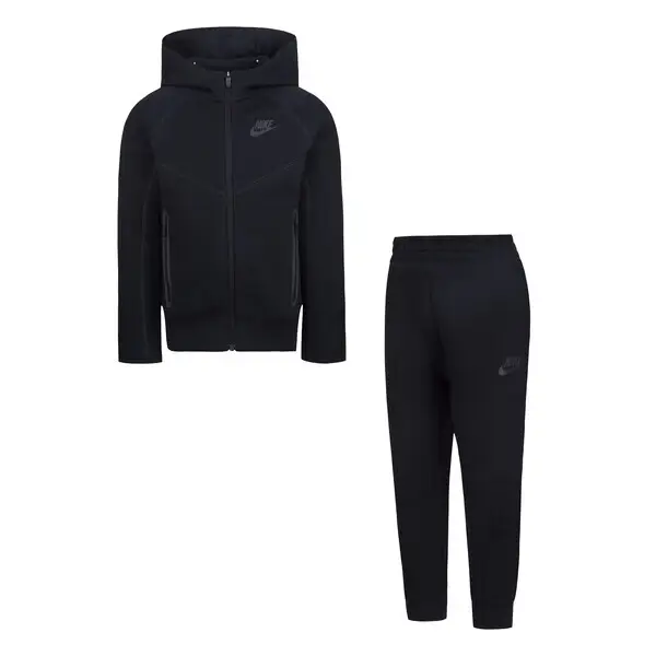 Completo sportivo di pile per bambini Nike Tech FZ Noir