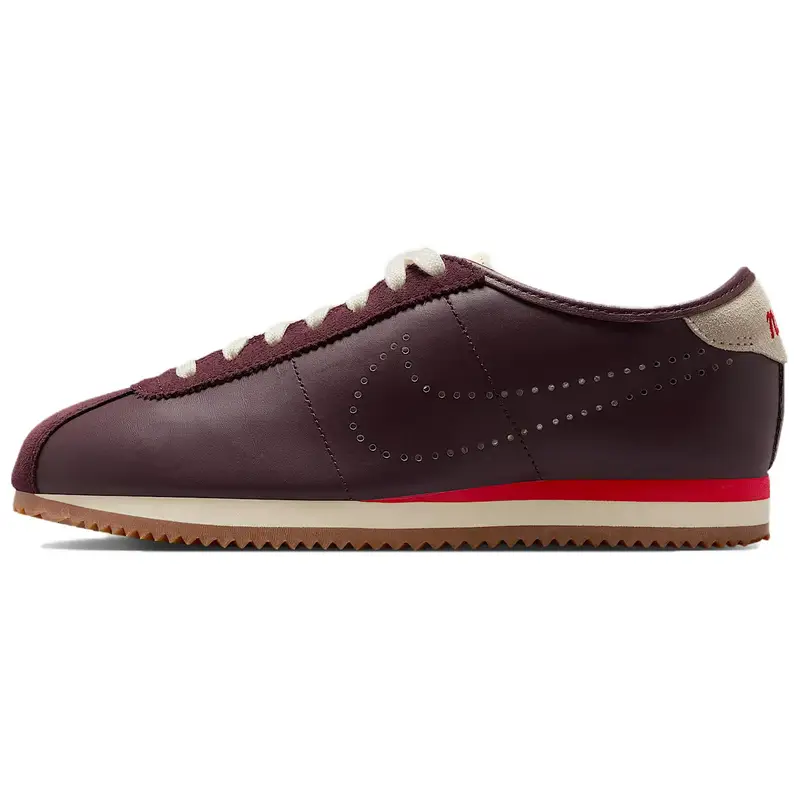 Cortez Pelle Borgogna Crush Scarpe da Ginnastica da Donna Rosso Latte di Cocco Gomma Marrone Medio HQ1841-601 40 5