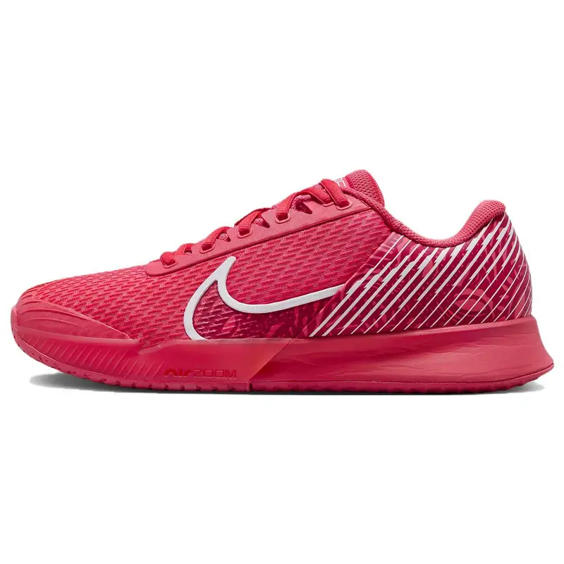 Court Air Zoom Vapor 11 HC Ember Glow Sneakers da Uomo Rosso Bianco Rosso Nobile DR6191-800 45