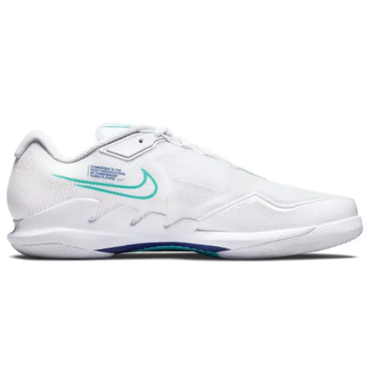 Court Air Zoom Vapor Pro Bianco Turchese Dinamico Sneakers da Uomo Light-Bone Blu Reale Profondo CZ0220-141 44 miniatura 4