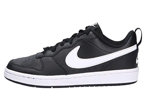 Nike Court Borough Low 2 (GS), Scarpe da Basket, Black/White, 38 EU miniatura 2