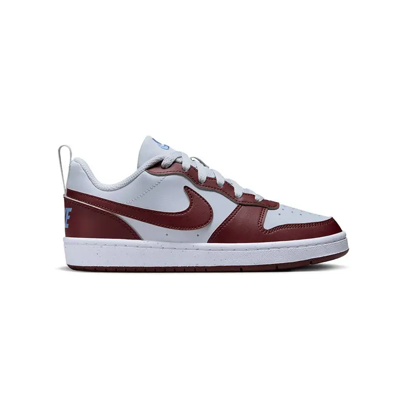 Court Borough Low Recraft Gs Bianco Bordeaux - Sneakers Bambino EUR 36 5 / US 4 5Y
