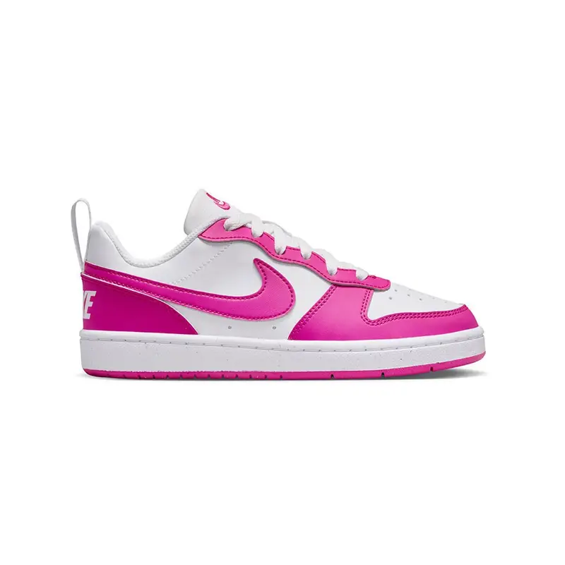 Court Borough Low Recraft Gs Bianco Fucsia - Sneakers Bambina EUR 38 5 / US 6Y