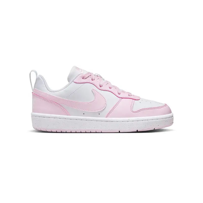 Court Borough Low Recraft Gs Bianco Rosa - Scarpe Ginnastica Bambina EUR 36 / US 4Y