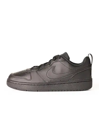 NIKE Court Borough Low RECRAFT (GS), Sneaker, Nero, 39 EU