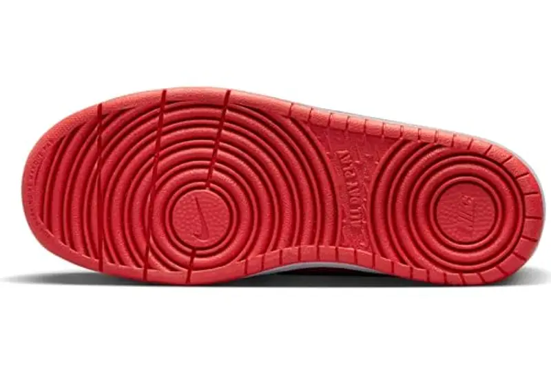 NIKE Court Borough Low RECRAFT (GS), Sneaker, University Red Black White, 36.5 EU miniatura 2