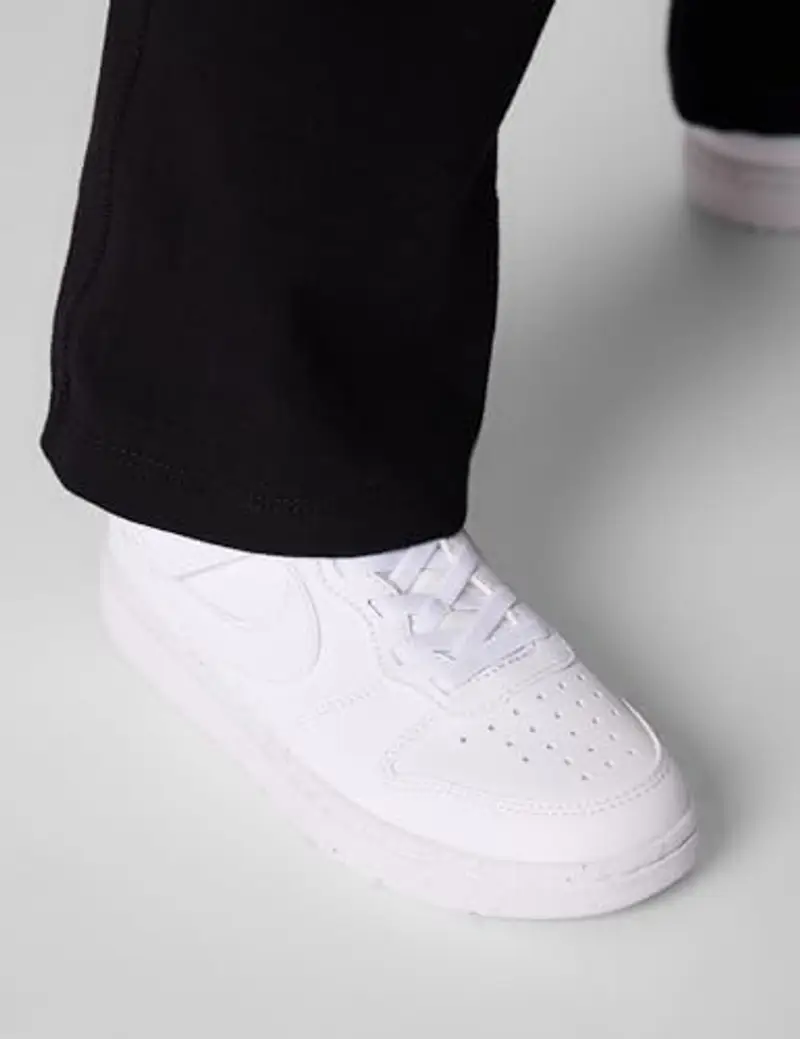 Nike Court Borough Low Recraft PS, Scarpe con Lacci Unisex-Bambini, White/White/White, 31 EU miniatura 2