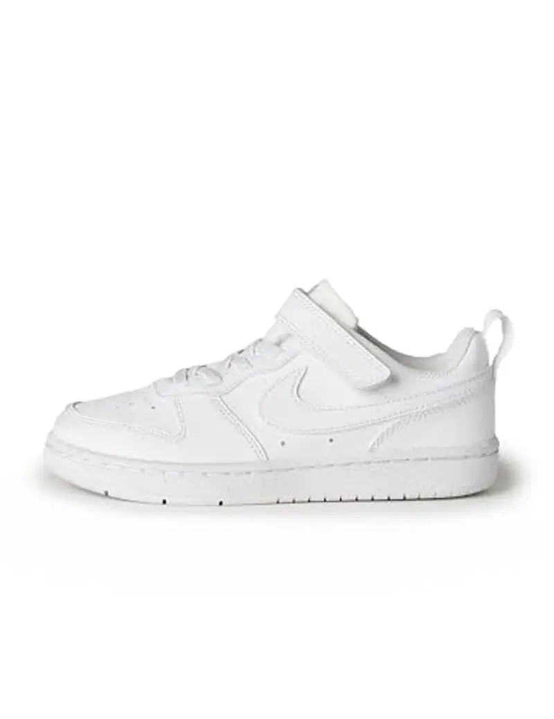 Nike Court Borough Low Recraft PS, Scarpe con Lacci, White/White/White, 35 EU