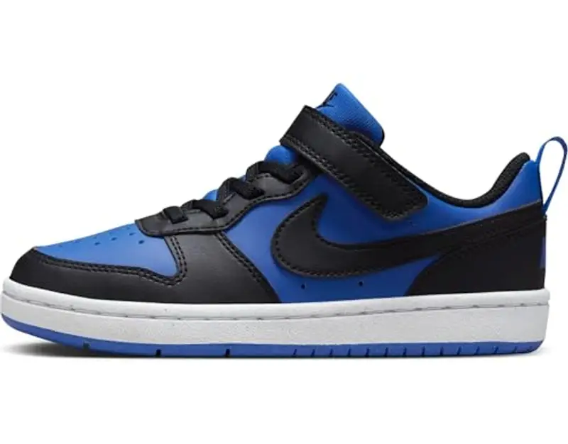 Nike Court Borough Low RECRAFT PS, Sneaker, Game Royal/Black-White, 28.5 EU