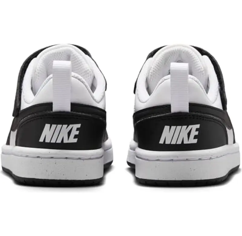 NIKE Court Borough Low Recraft, Sneaker, Bianco e Nero, 33 EU miniatura 3