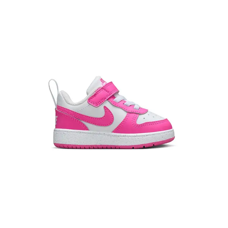 Court Borough Low Recraft Td Bianco Fucsia - Sneakers Bambina EUR 19 5 / US 4C