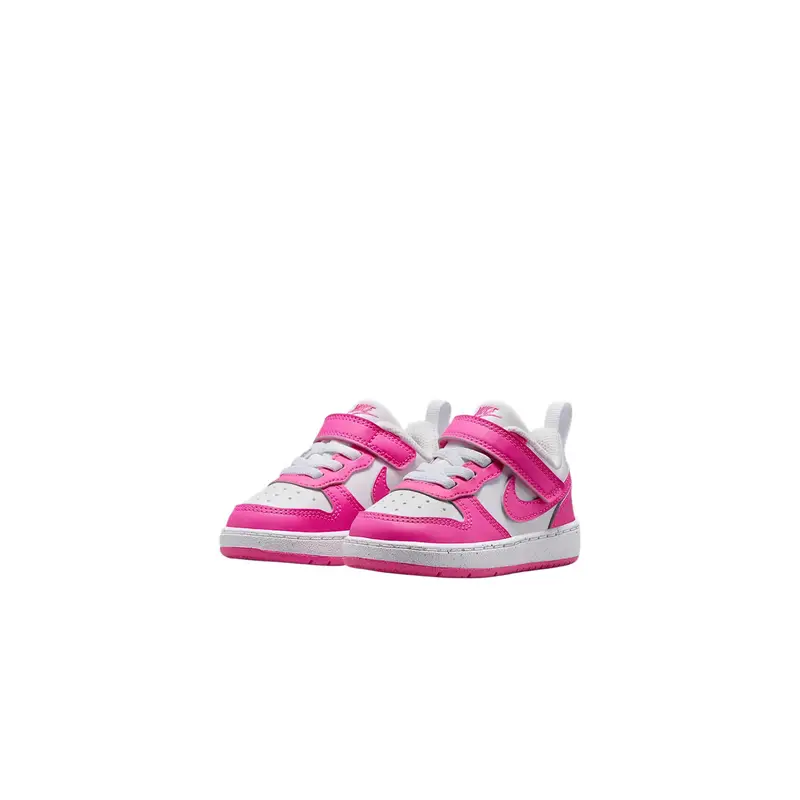 Court Borough Low Recraft TD Fucsia Laser Sneakers da Bambino Rosa Bianco DV5458-123 27 miniatura 3