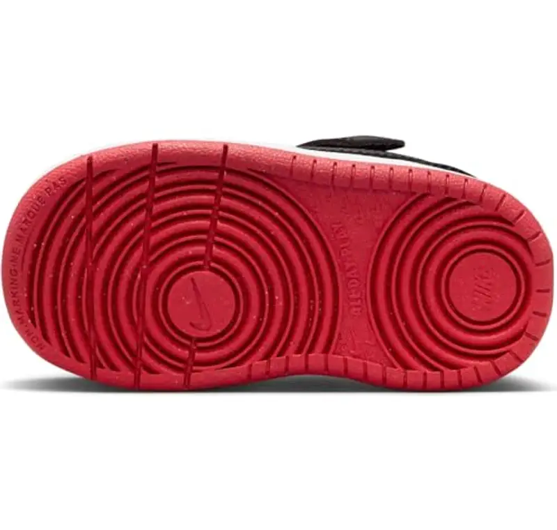 NIKE Court Borough Low RECRAFT (TD), Sneaker, University Red Black White, 23.5 EU miniatura 2