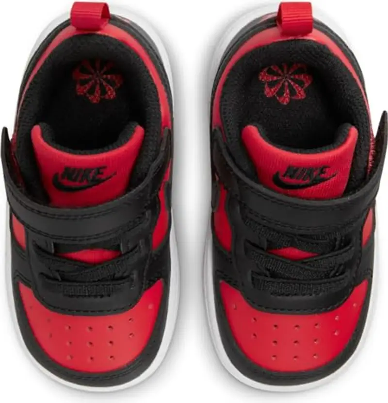 NIKE Court Borough Low RECRAFT (TD), Sneaker, University Red Black White, 23.5 EU miniatura 3