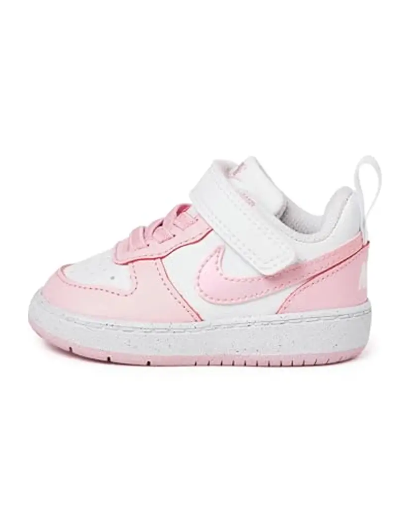 NIKE Court Borough Low RECRAFT (TD), Sneaker, White Pink Foam, 18.5 EU