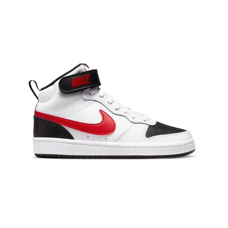 Court Borough Mid 2 Gs Bianco Rosso - Sneakers Bambino EUR 40 / US 7Y