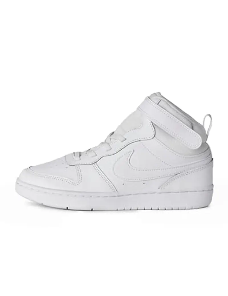 NIKE Court Borough Mid 2 (PSV), Sneaker, White/White