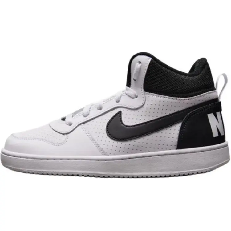 Court Borough Pelle Tessuto Comodo Versatile Antiscivolo Ammortizzante Durevole Traspirante Mid-Top Sneakers Bambino Sneakers Bambino 839977-101 38 5