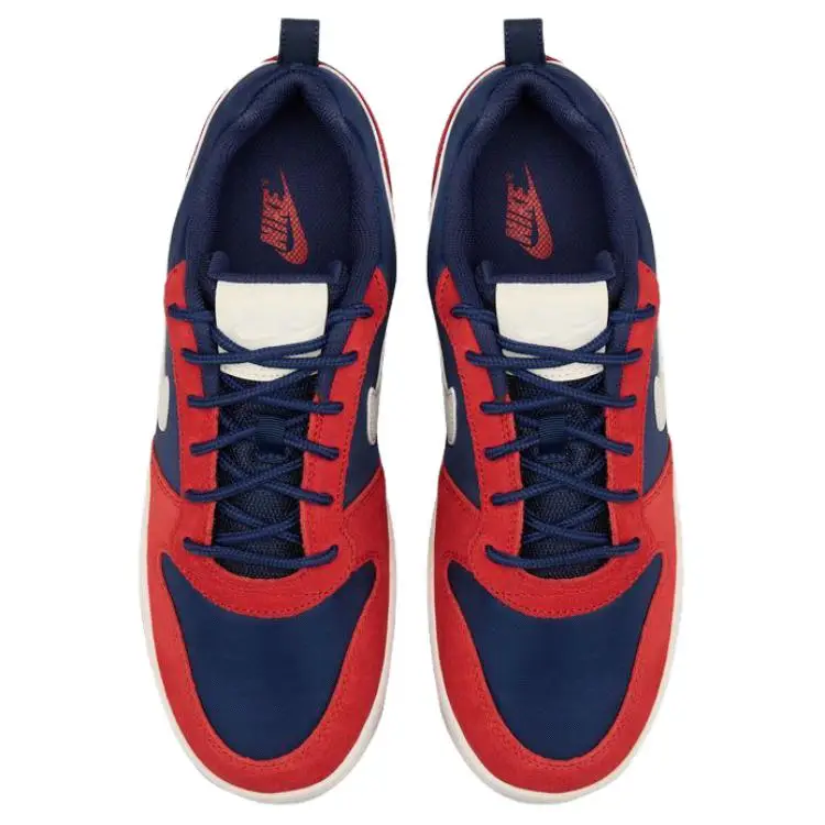 Court Borough Versatile Comodo Antiscivolo Resistente Scarpe da Skate Basse Uomo Sneakers Rosso Blu 844881-401 41 miniatura 5