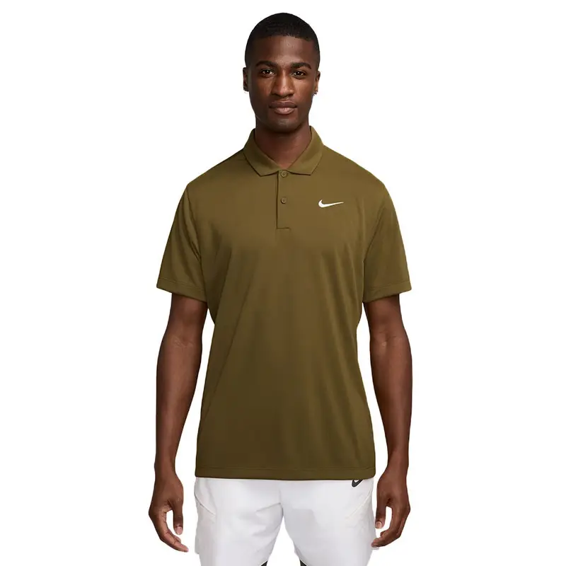 Court Dri-Fit Polo Tennis Victory Olive Flak Uomo L