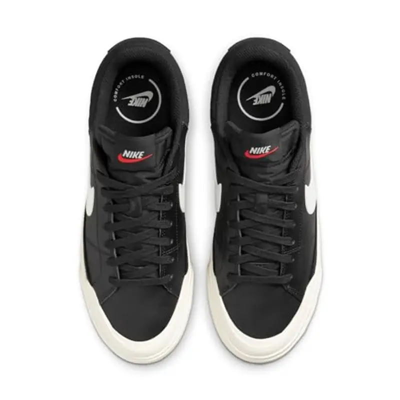 Nike Court Legacy Lift, Scarpe Donna, Nero (Black Sail White Team Orange), 40 EU miniatura 3