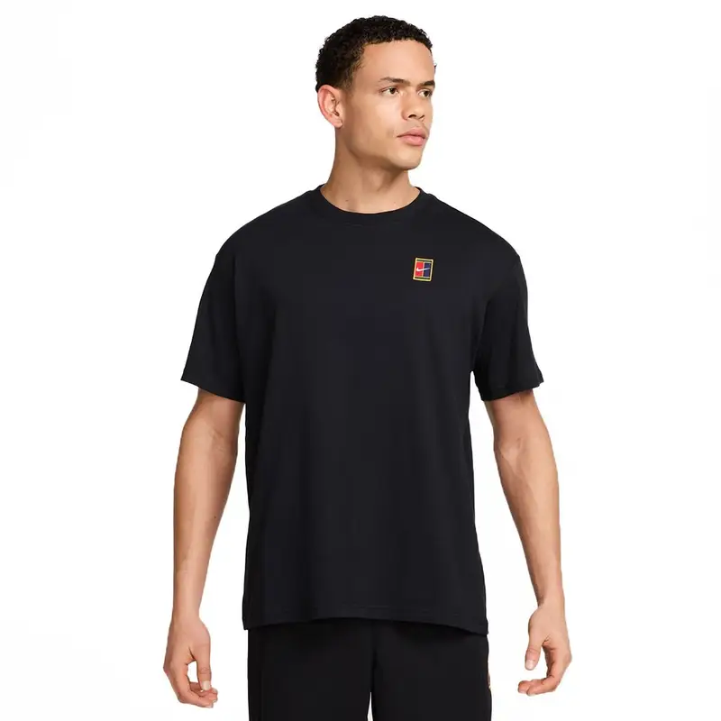 Court Maglia Tennis Max 90 Small Logo Nero Uomo XL