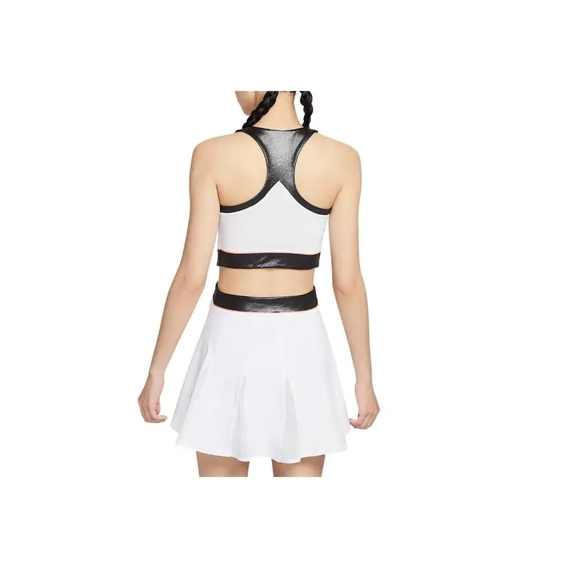 Court Slam Dri-FIT Traspirante Confortevole Abito da Tennis Senza Maniche Abiti da Donna II6187-100 M miniatura 2