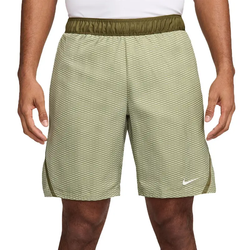 Court Victory Pantaloncini Tennis Print Olive Aura Uomo L