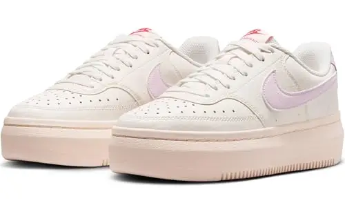 NIKE Court Vision Alta LTR, Sneaker Donna, Sail Pink Foam Pale Ivory Lt C, 38 EU miniatura 2