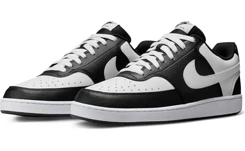 NIKE Court Vision Lo, Sneaker Uomo, Black/White, 42 EU miniatura 2