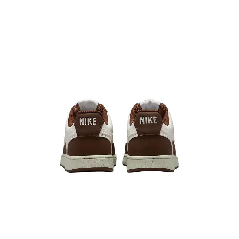 Court Vision Pelle Sintetica Comode Alla Moda Semplici Belle Scarpe da Allenamento Basse Sneakers da Donna Bianco Marrone IM1652-101 41 miniatura 4