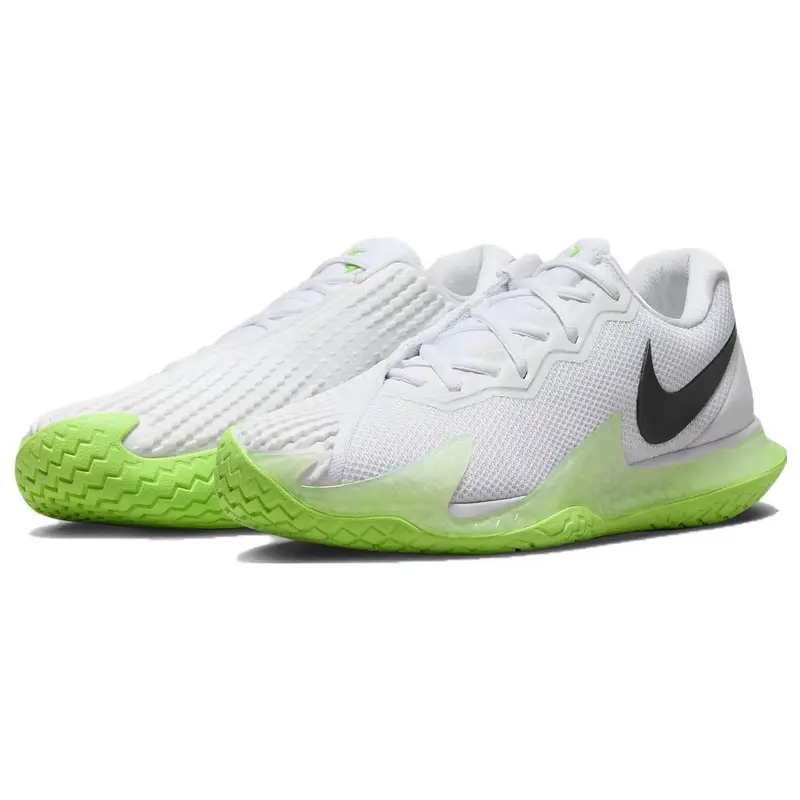 Nike Court Zoom Vapor Cage 4 Rafa Bianco e Verde Action Uomo Sneakers miniatura 4