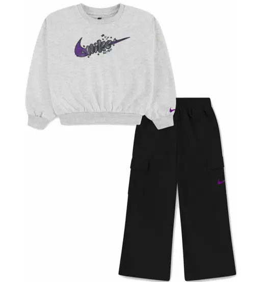 Crew Cargo Jr - completo - bambina Black