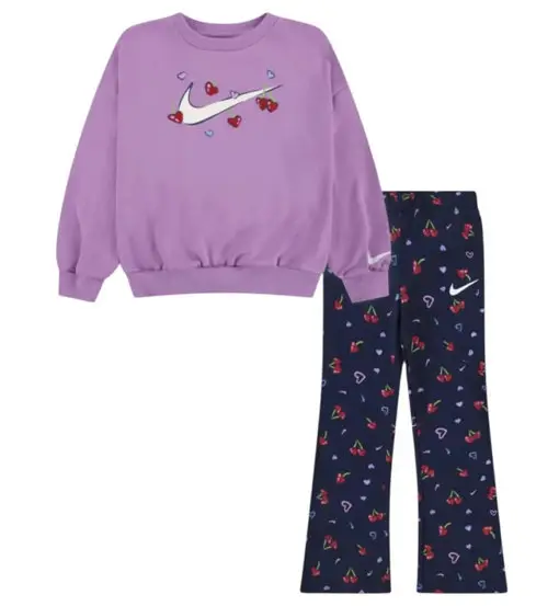 Crew Leggings Jr - completo - bambina Purple