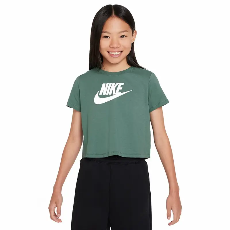 Cropped T-Shirt Verde Bambina XS