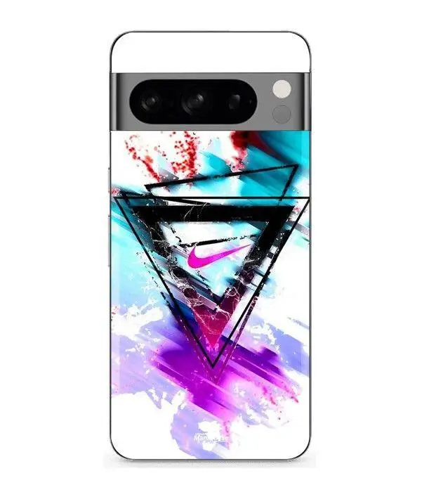 Custodia - MANIACASE - Google Pixel 8a Pro - Silicone - Morbida - Nera con logo Nike